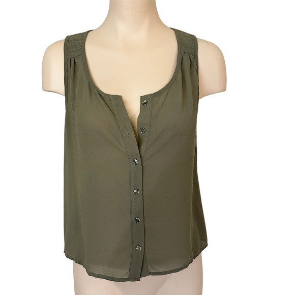 Women’s Sheer Chiffon Top M - Picture 1 of 5